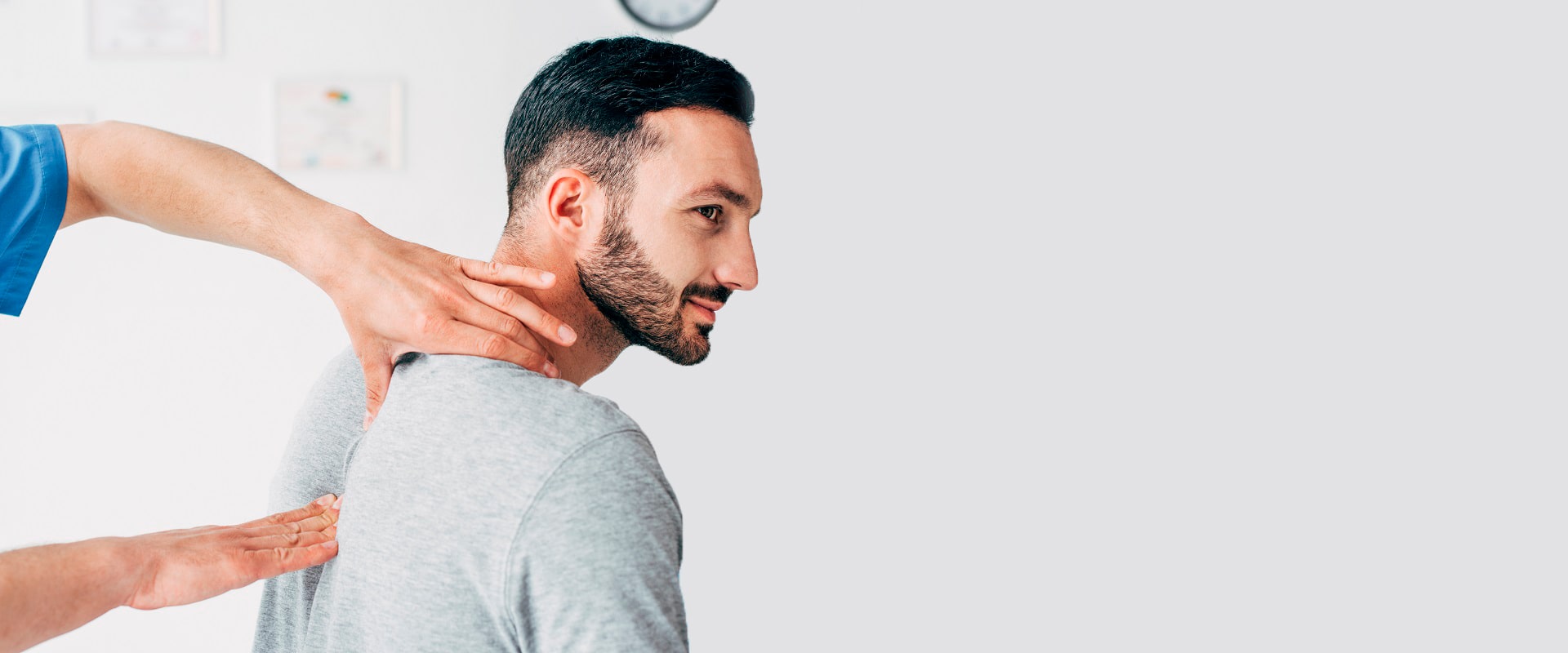 Man with persistent neck pain considering conservative care