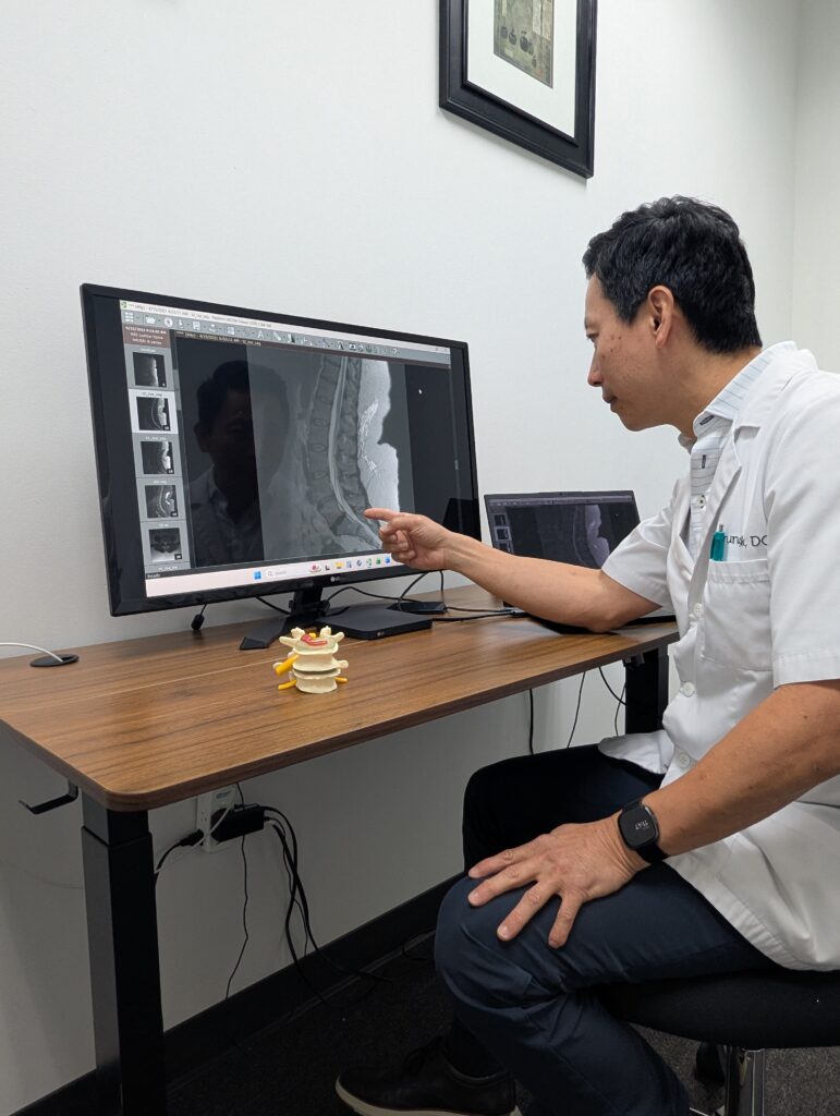 Lumbar MRI evaluation for chronic back pain and disc problems